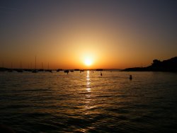 Levé de soleil sur Lanvéoc