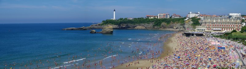 Biarritz l'été
