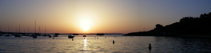 Levé du soleil sur Lanvéoc